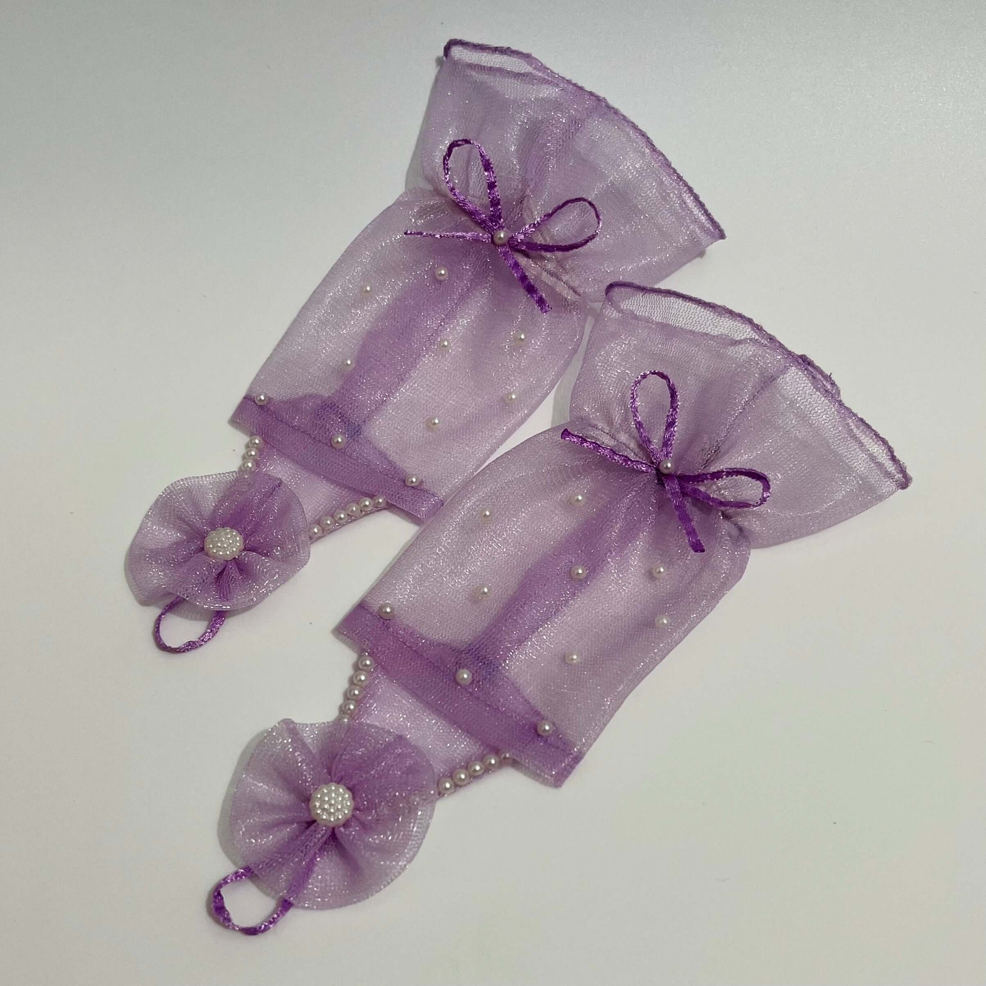 Rapunzel Lavender Princess Gloves | Birthday Accessory
