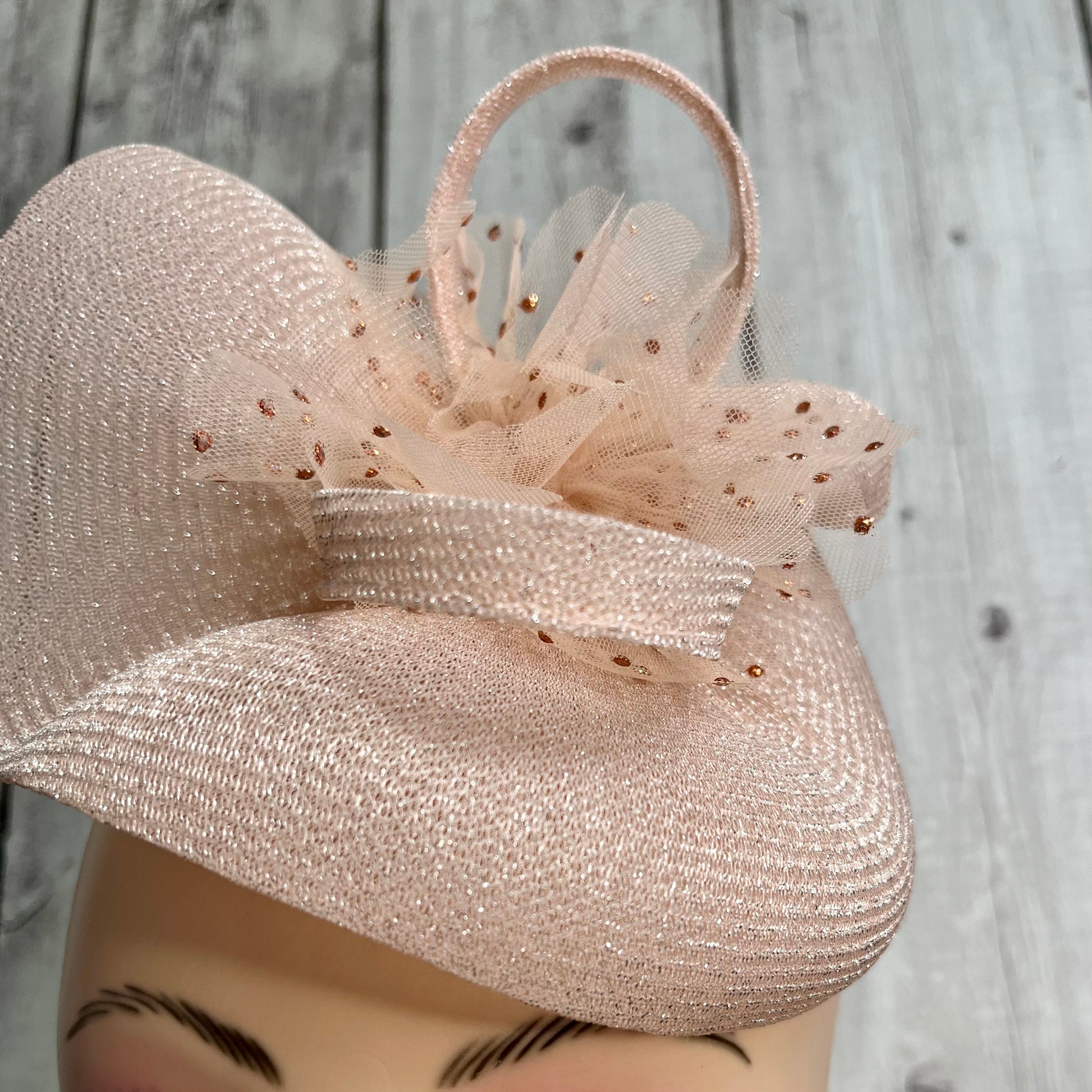 Blush Pink Fascinator Hair Clip | Valentine Day Unique Gifts for Her