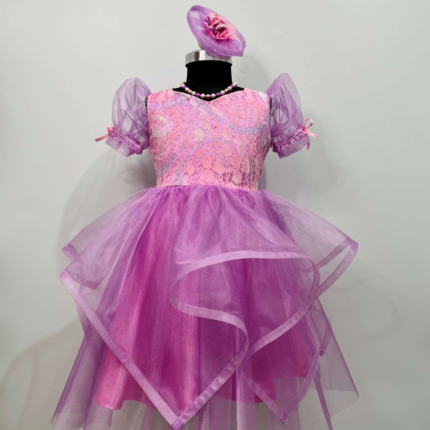 Princess Rapunzel Pink and Purple Dress