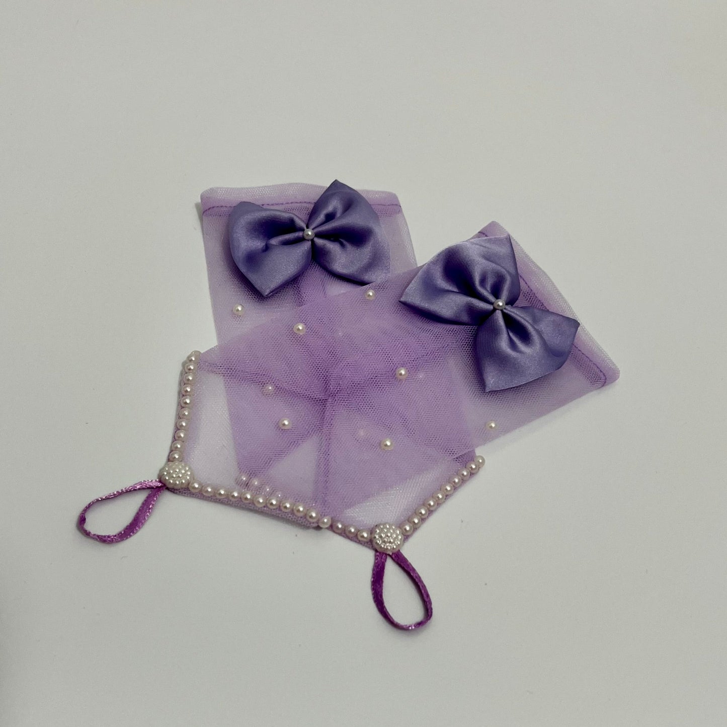 Princess Sofia Purple Gloves | Princess Look Birthday Accessories