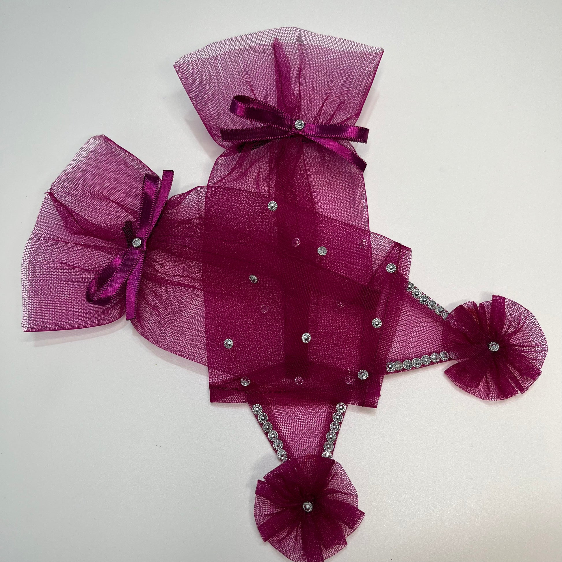 Wine Purple Princess Gloves | Birthday Accessory