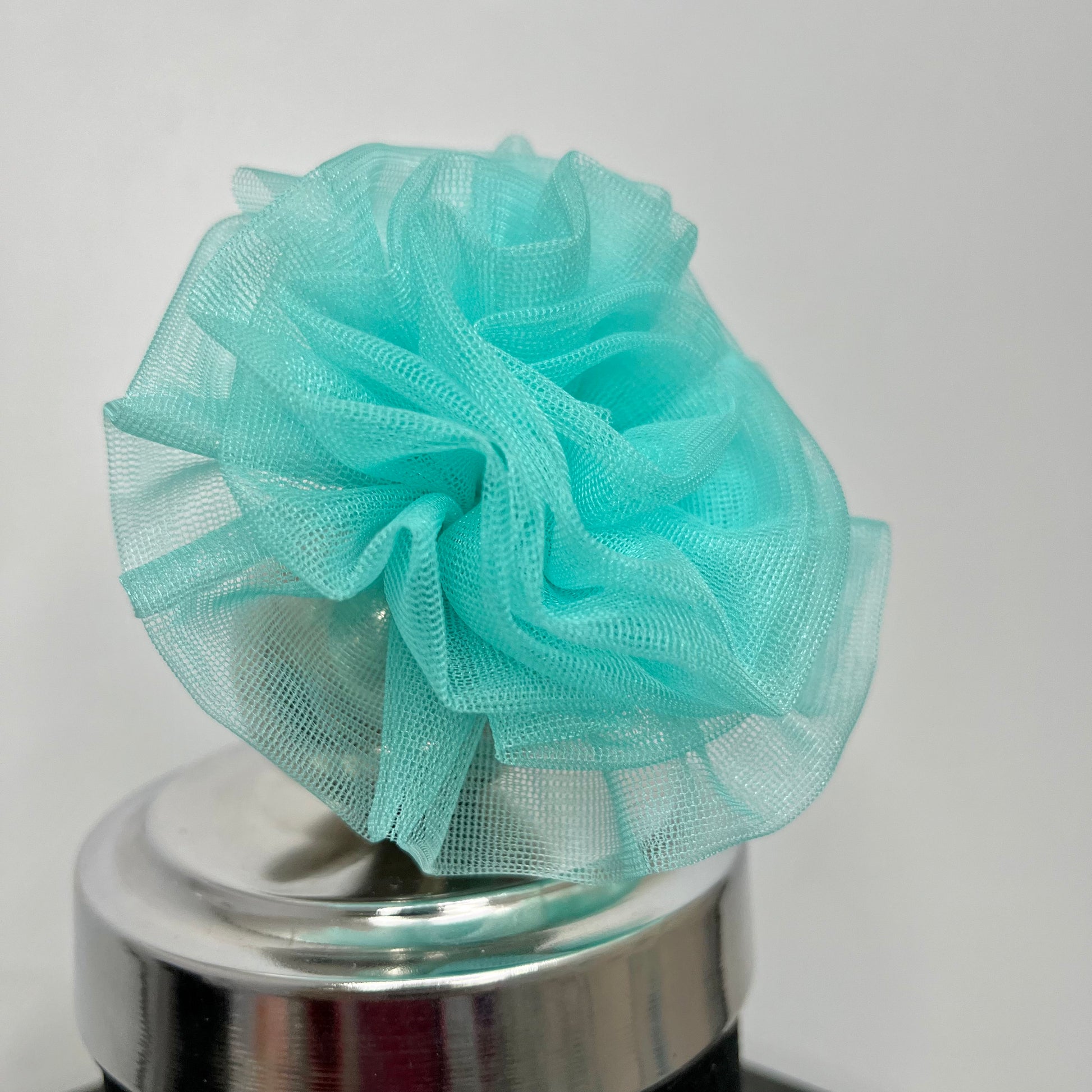 Turquoise Blue Flower Fascinator | Photoshoot Prop Accessories