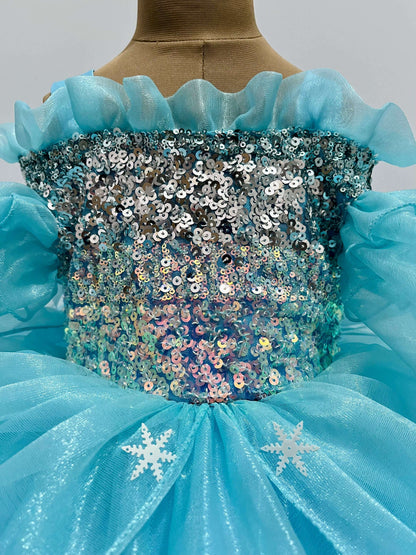 Disney Princess Frozen Elsa Party Dress | Special Occasion Girls Wear