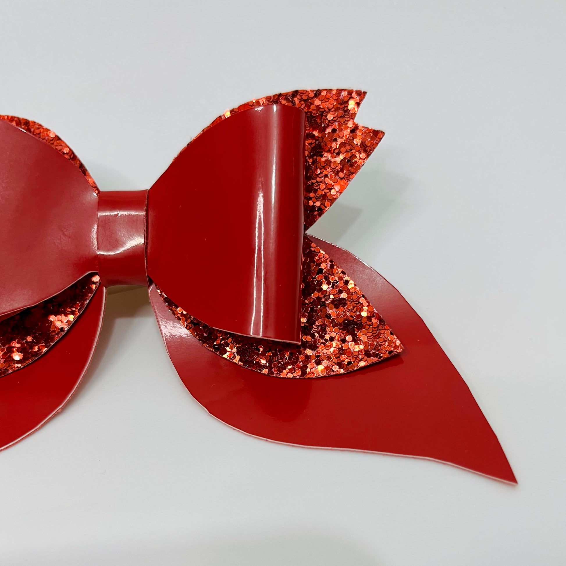 Red Pigtail Bow | Premium Hair Bows