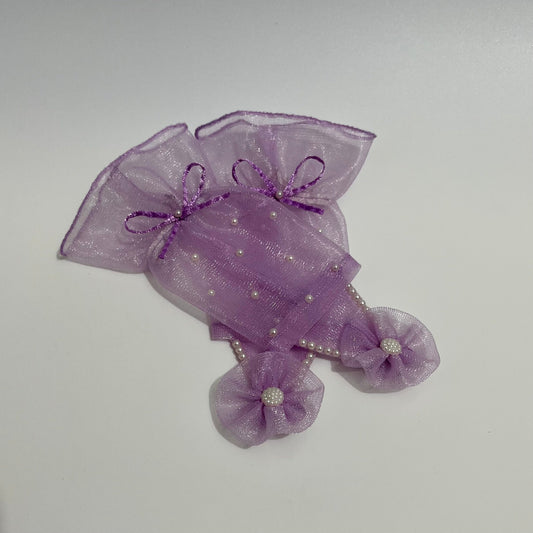 Rapunzel Lavender Princess Gloves | Designer Accessory