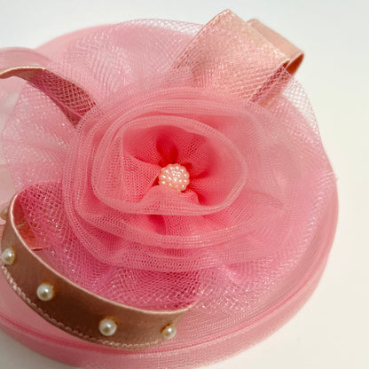 Princess Aurora Pink Fascinator Hat | Princess Accessories