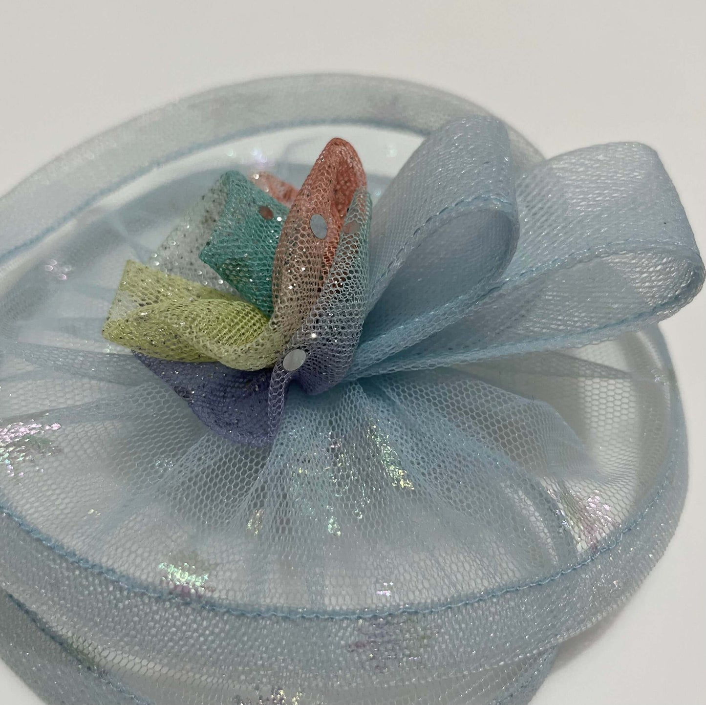 Cinderella Blue Fascinator Hat | Princess Hair Clip