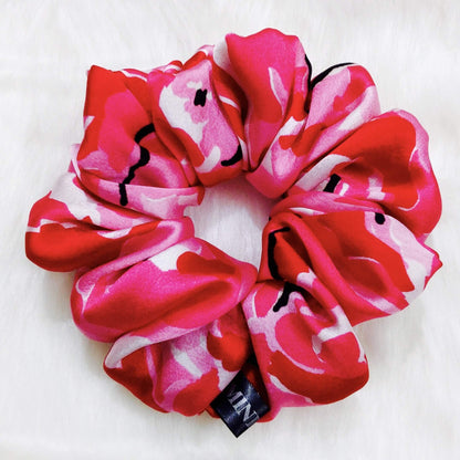 Full Bloom Satin Scrunchie | Premium Material | Designer Accessories for Women