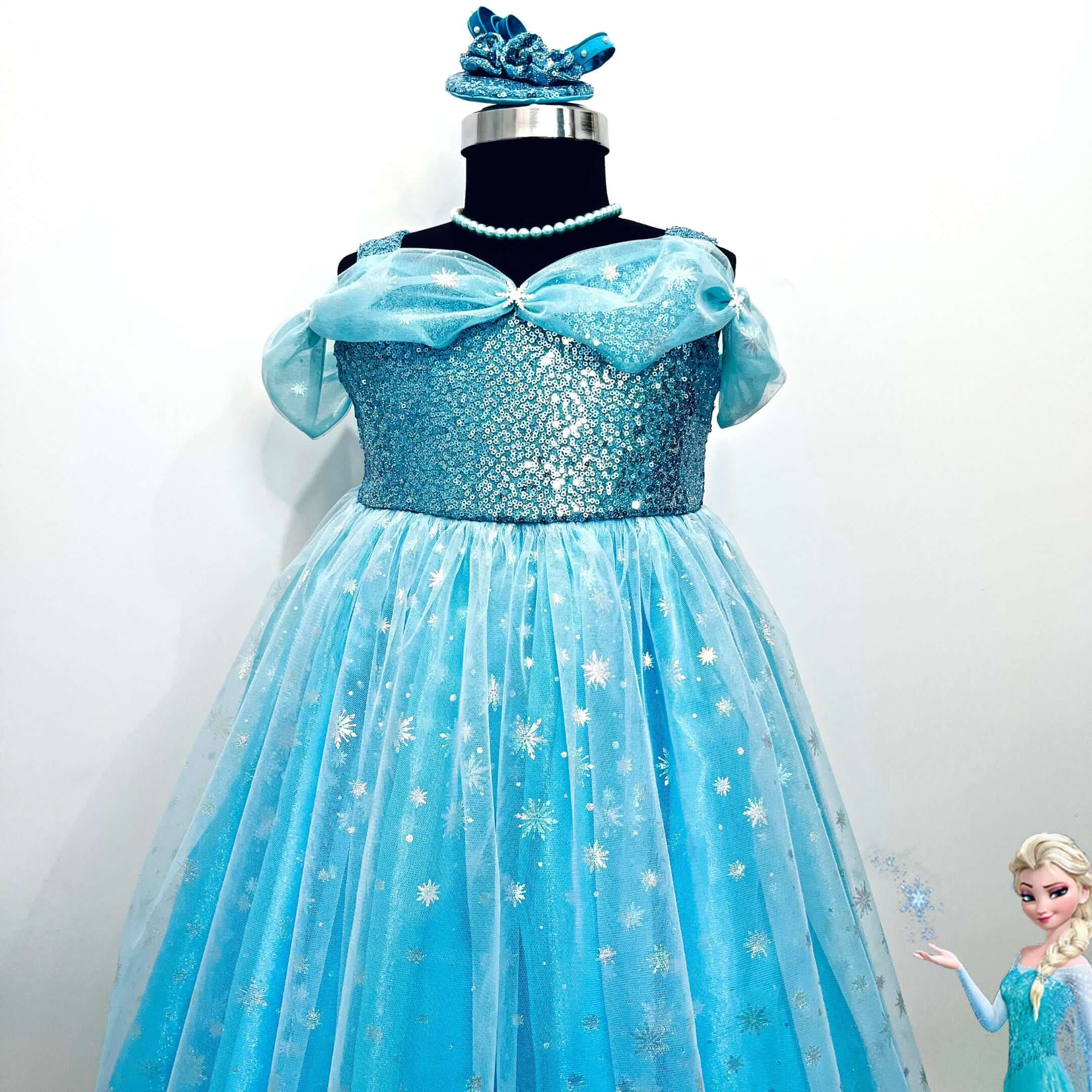 Fancydresswale Elsa Birthday Party Dress Up for Little Girls with Crow –  fancydresswale.com