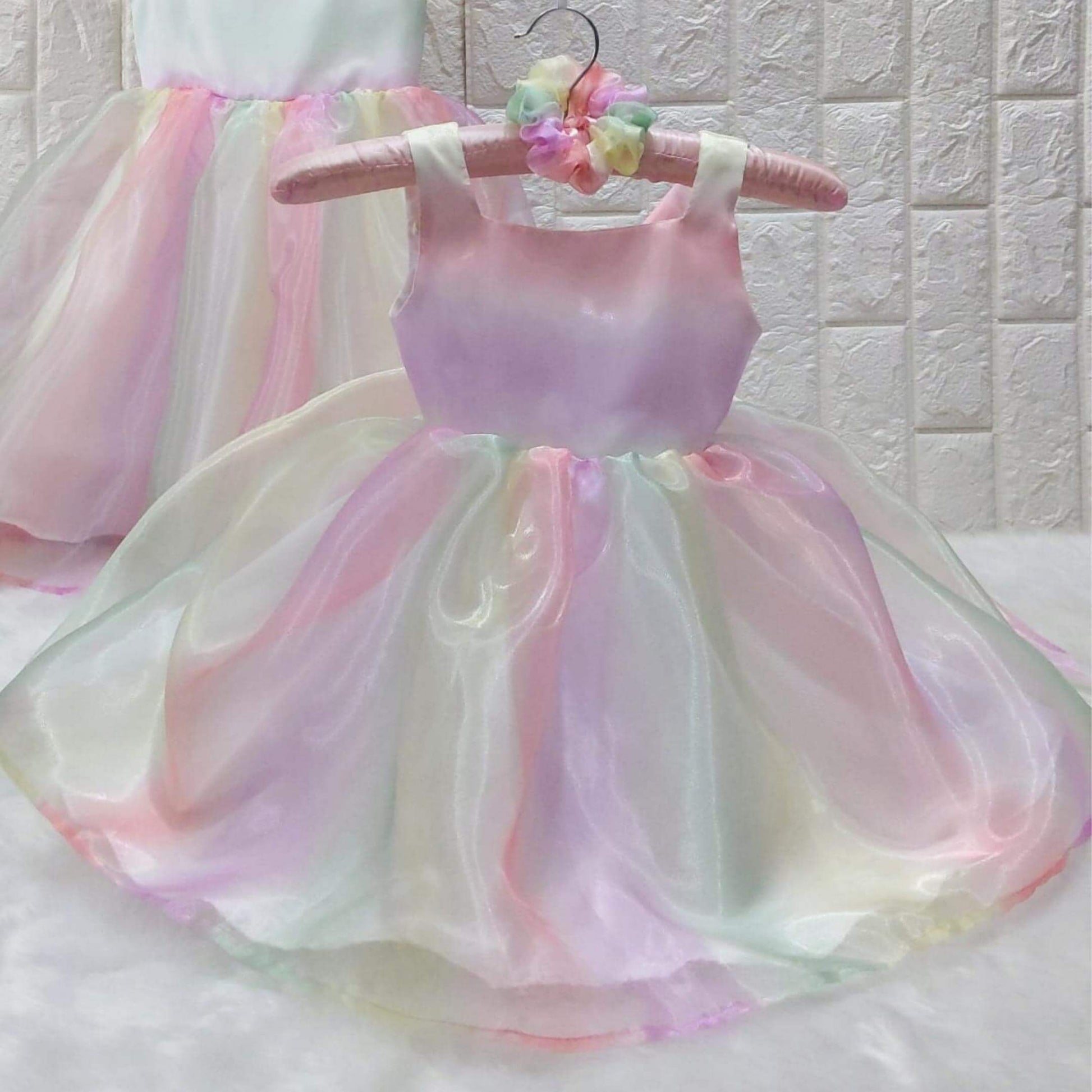 Unicorn Rainbow Magical Party Dress | Theme Princess Costume For Girls