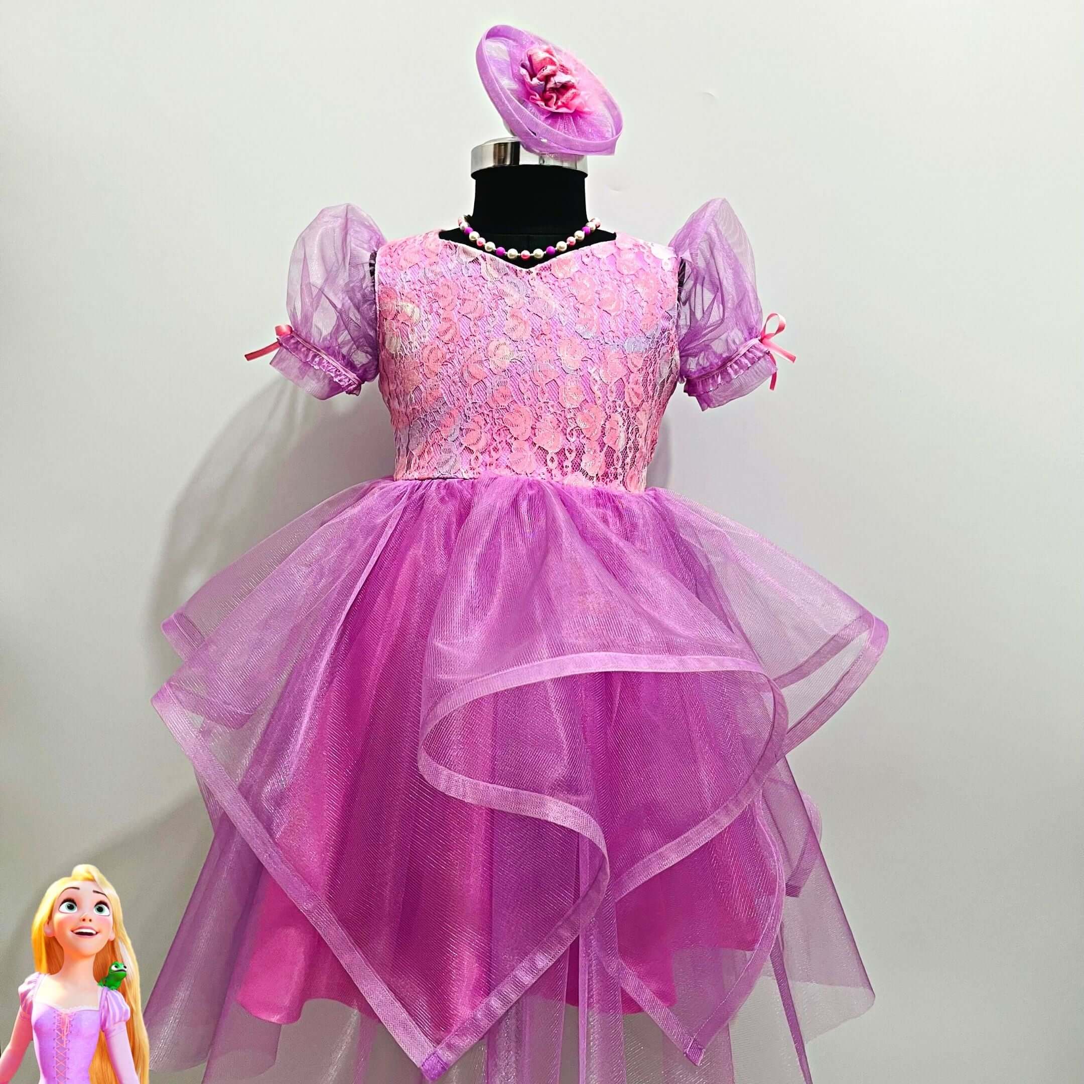 Pink 2024 rapunzel dress